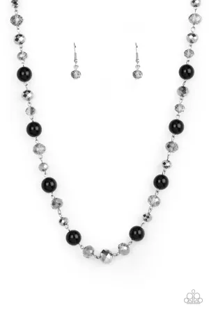 Decked Out Dazzle - Black Necklace - Paparazzi Accessories