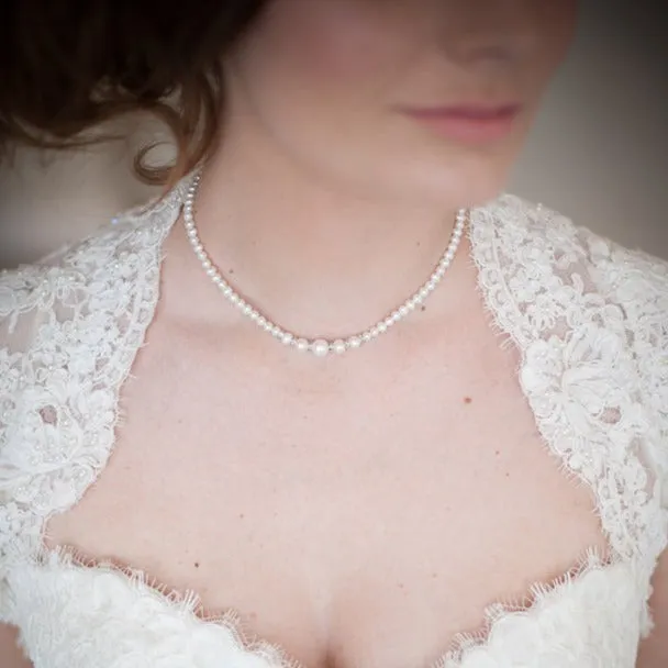 Divine Pearl Bridal Necklace