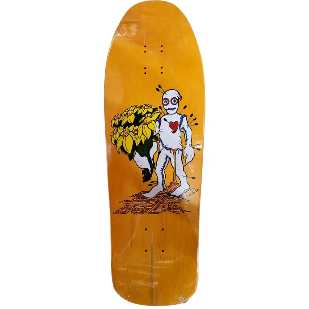 Dogtown Skateboards Bryce Kanights Flower Guy 1 Skateboard Deck Orange - 10.125 x 31.875