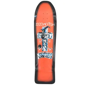 Dogtown Stonefish Longboard Deck Burnt Orange / Black Fade - 9.5 x 35.2