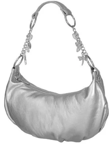 Dragon Fly Heart Charm Hobo Bag