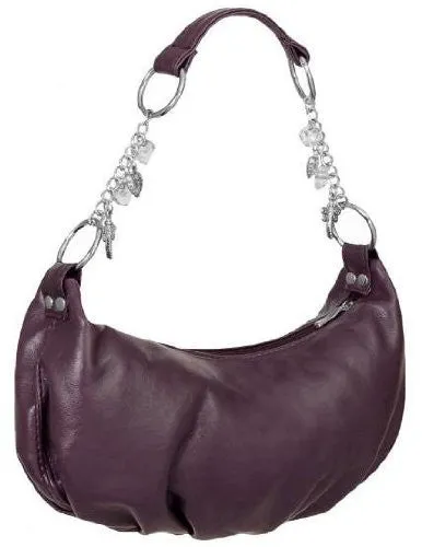 Dragon Fly Heart Charm Hobo Bag