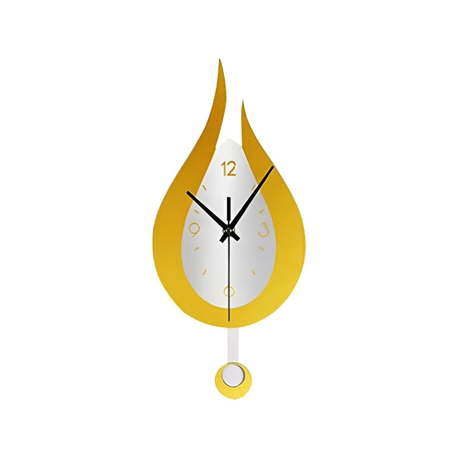 DropTime Clock - Moderne Tropfen-Acryl Pendel-Wanduhr für Ihr Zuhause