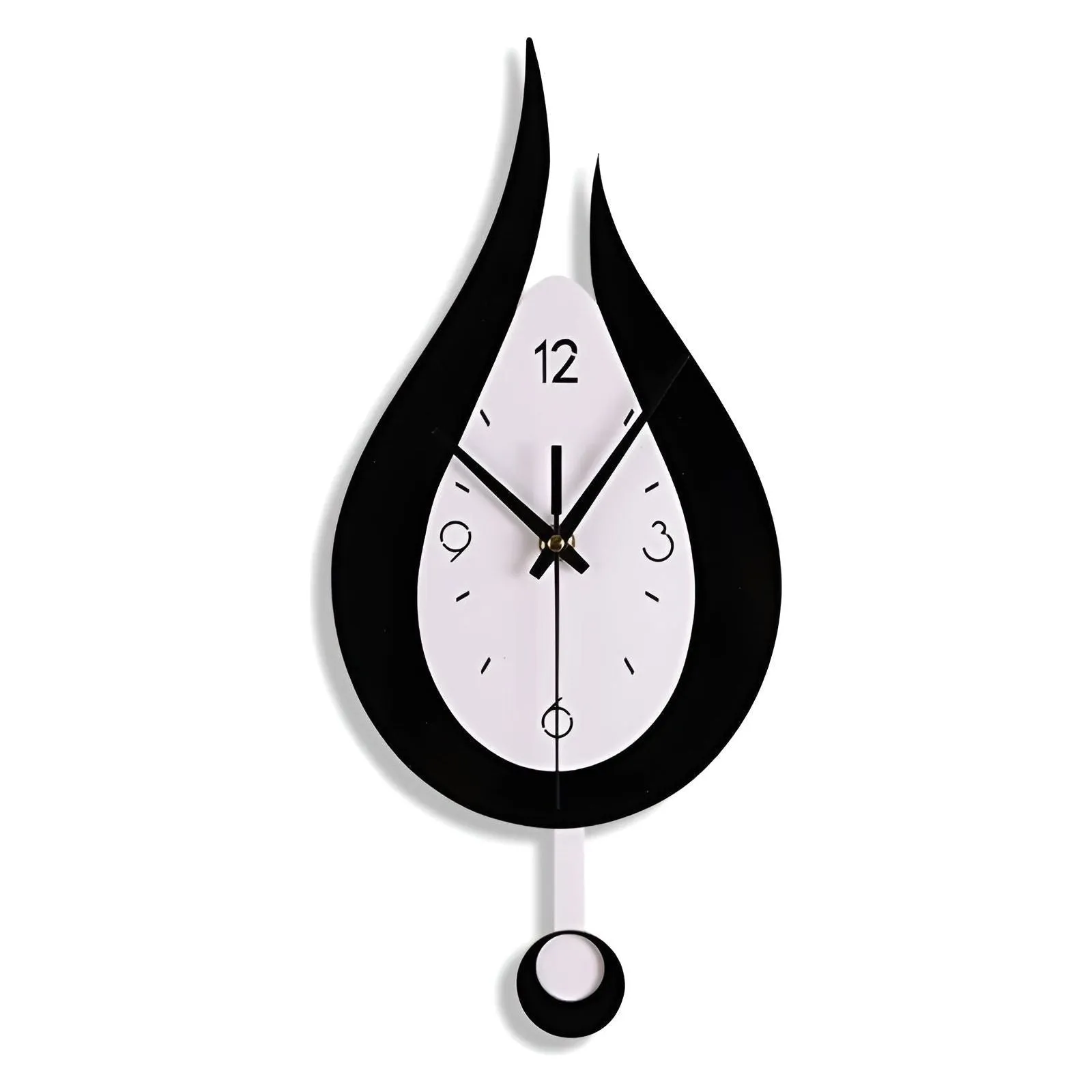 DropTime Clock - Moderne Tropfen-Acryl Pendel-Wanduhr für Ihr Zuhause