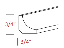 EB27-ICM Elegant Ocean Inside Corner Molding