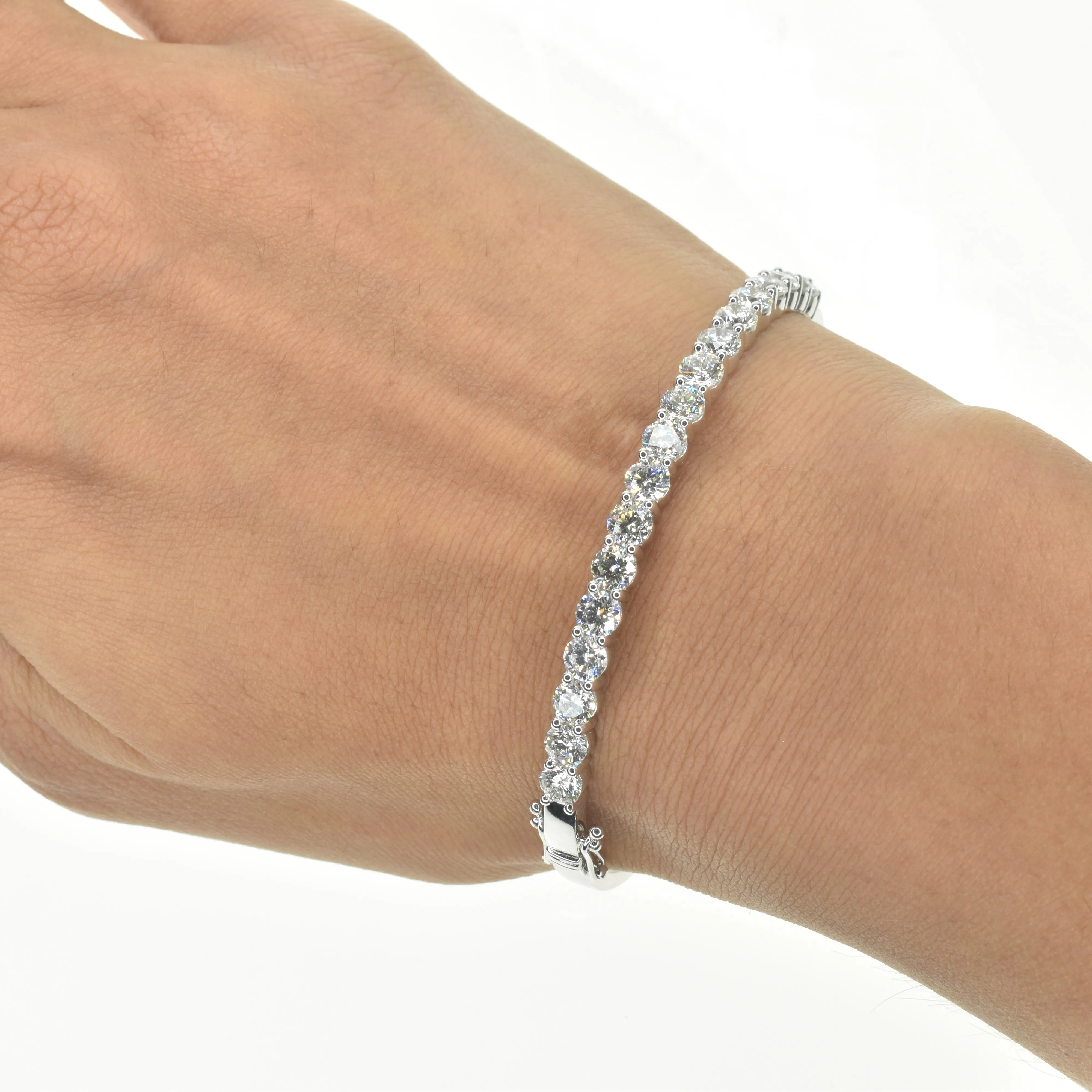 Elegant Diamond Bangle