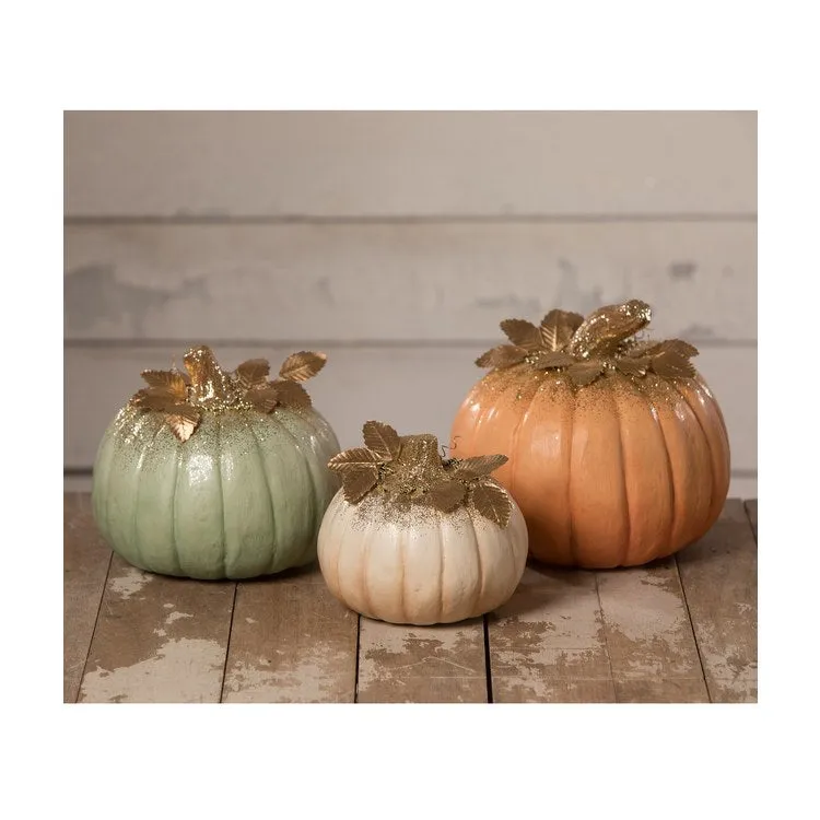 Elegant Green Pumpkin