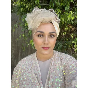 Elegant Headwrap - Gold