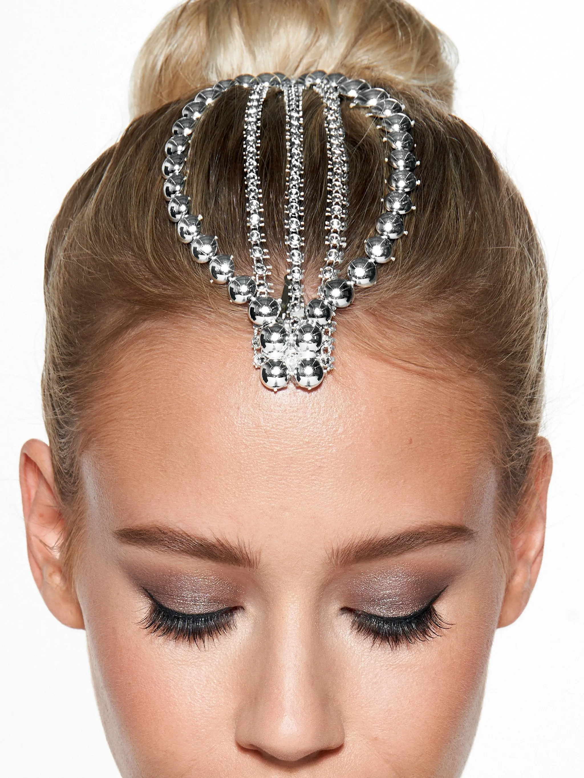 Elegant Silver Headpiece