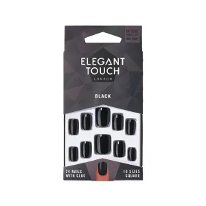 Elegant Touch Nails Black