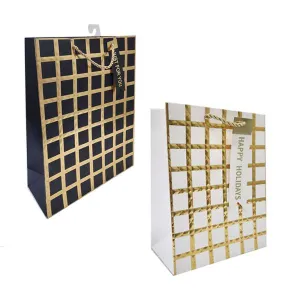 Emboss & Hot Stamping Gift Bag - 32cm x 26cm x 10cm