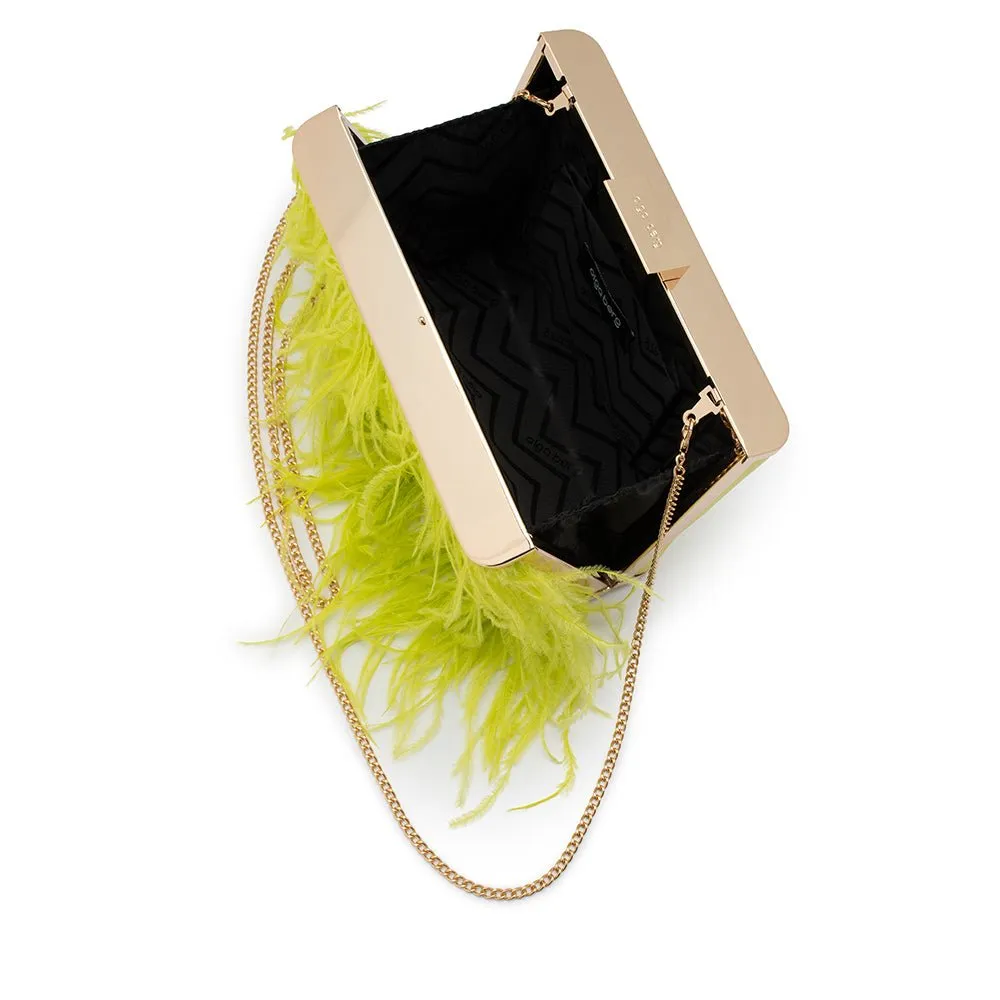 ESTELLE Feather Clutch