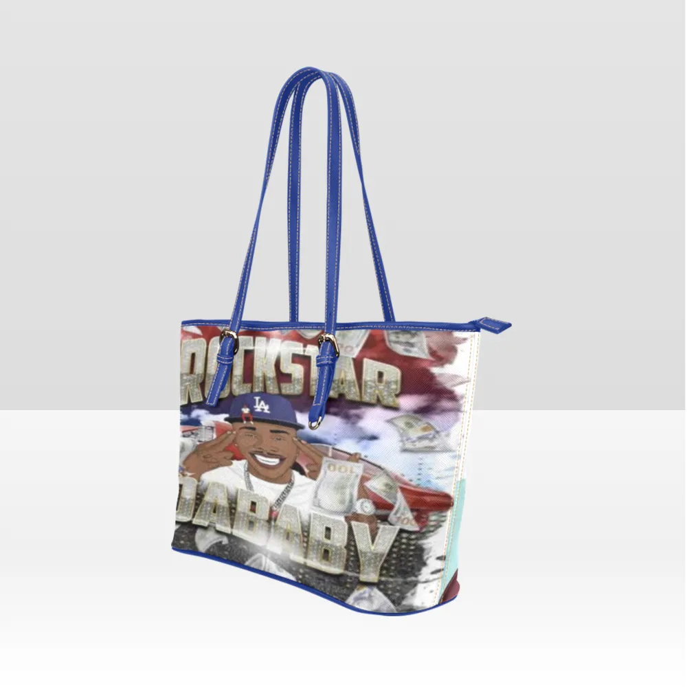 Exclusive Custom All Over Print Leather Tote Bag