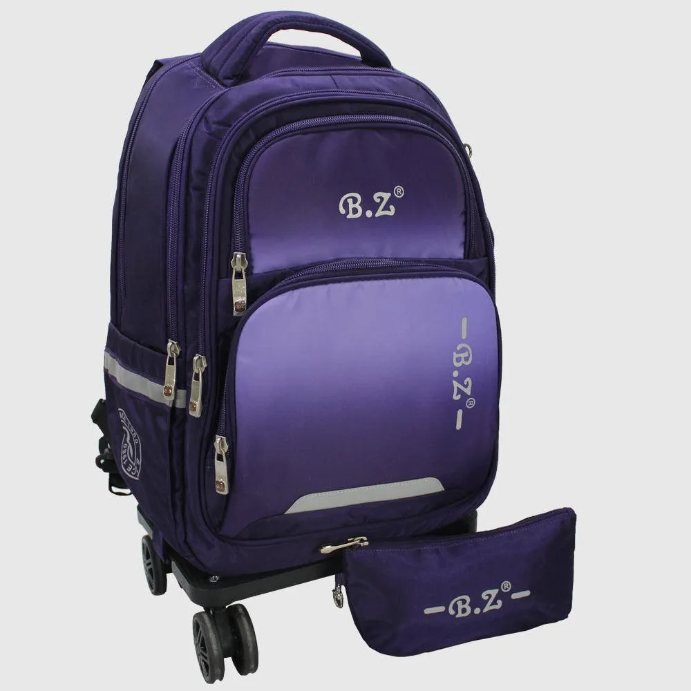 Faded Purple 20 Inches Trolley Bag   Pencil Case