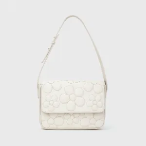 FANCY FLOWER FLAP BAG HUESO