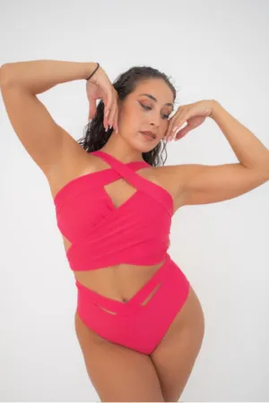 FANNA X Adjustable Top - Hot Pink