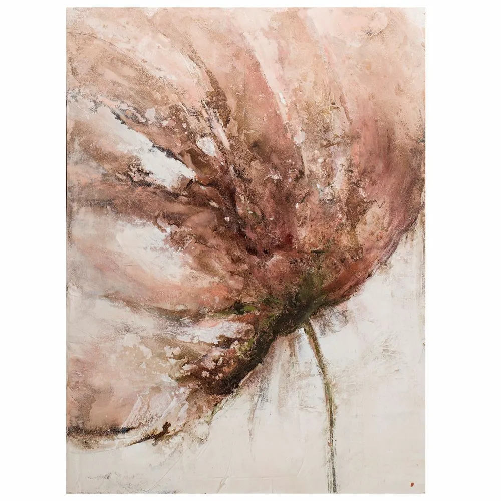 Fern Cottage Pink Floral Art