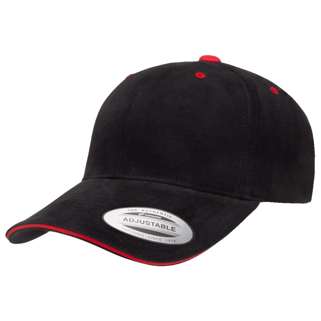 Flexfit Brushed Cotton Sandwich Visor Hat