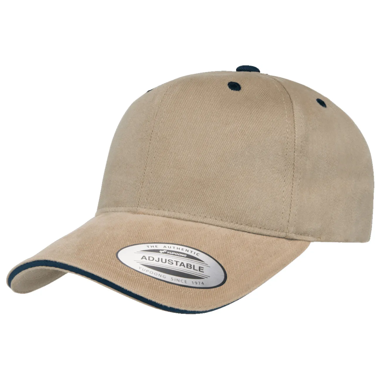 Flexfit Brushed Cotton Sandwich Visor Hat