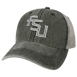 Florida State Seminoles Black/Grey Dashboard Trucker Hat