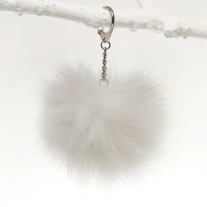 Fox Bag/Key Fob - White