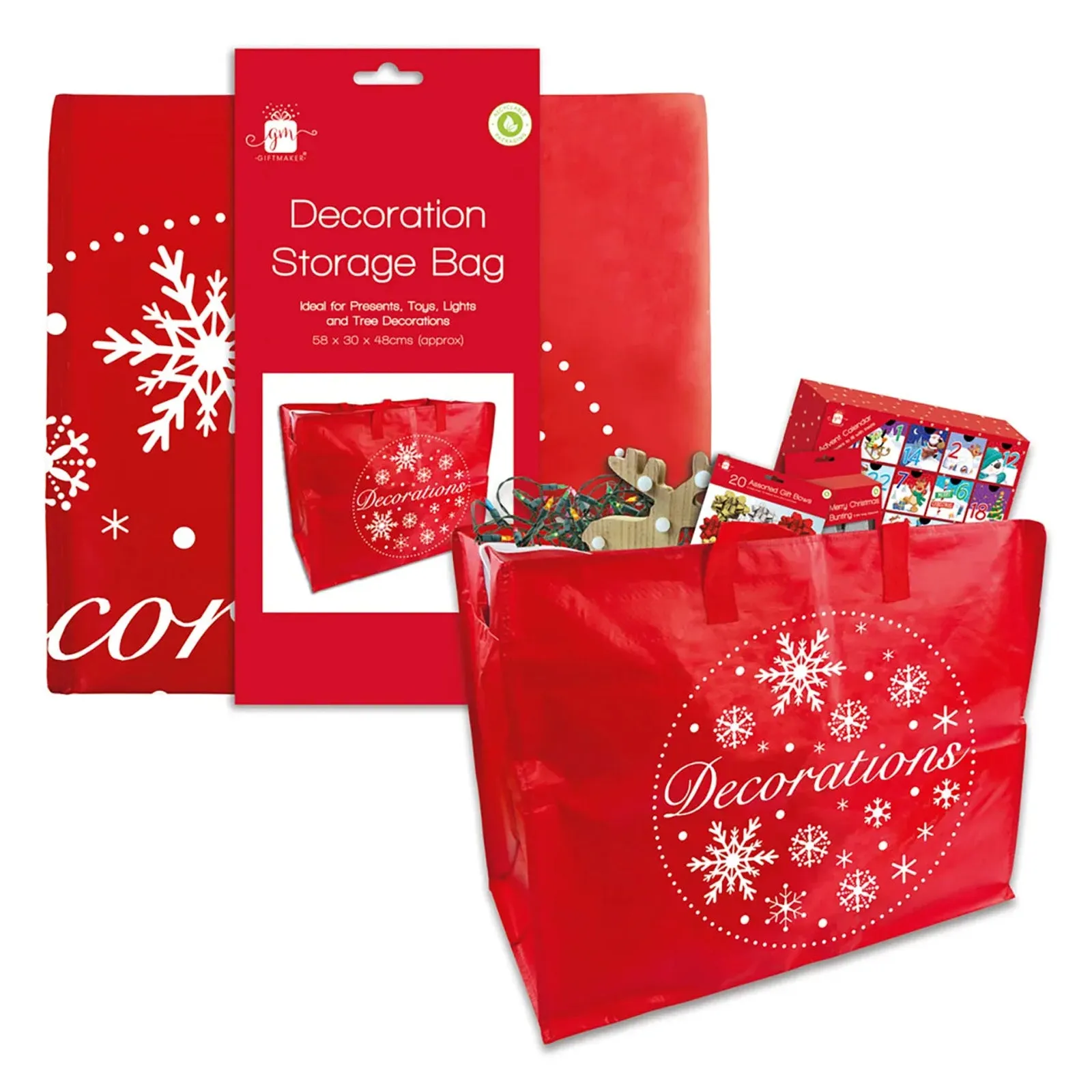 Giftmaker Christmas Decoration Storage Bag