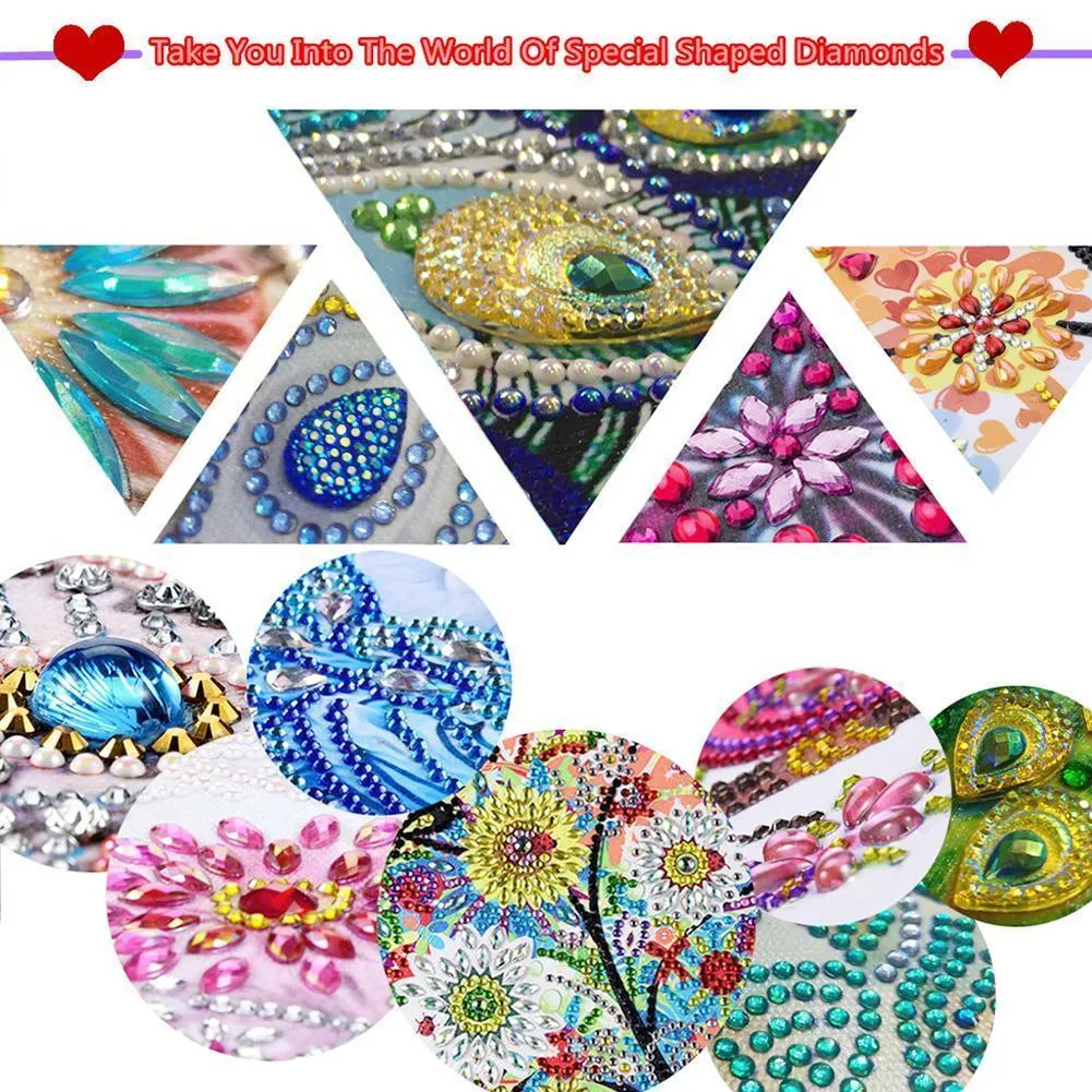 Girl 5D DIY Special Shaped Diamond Painting