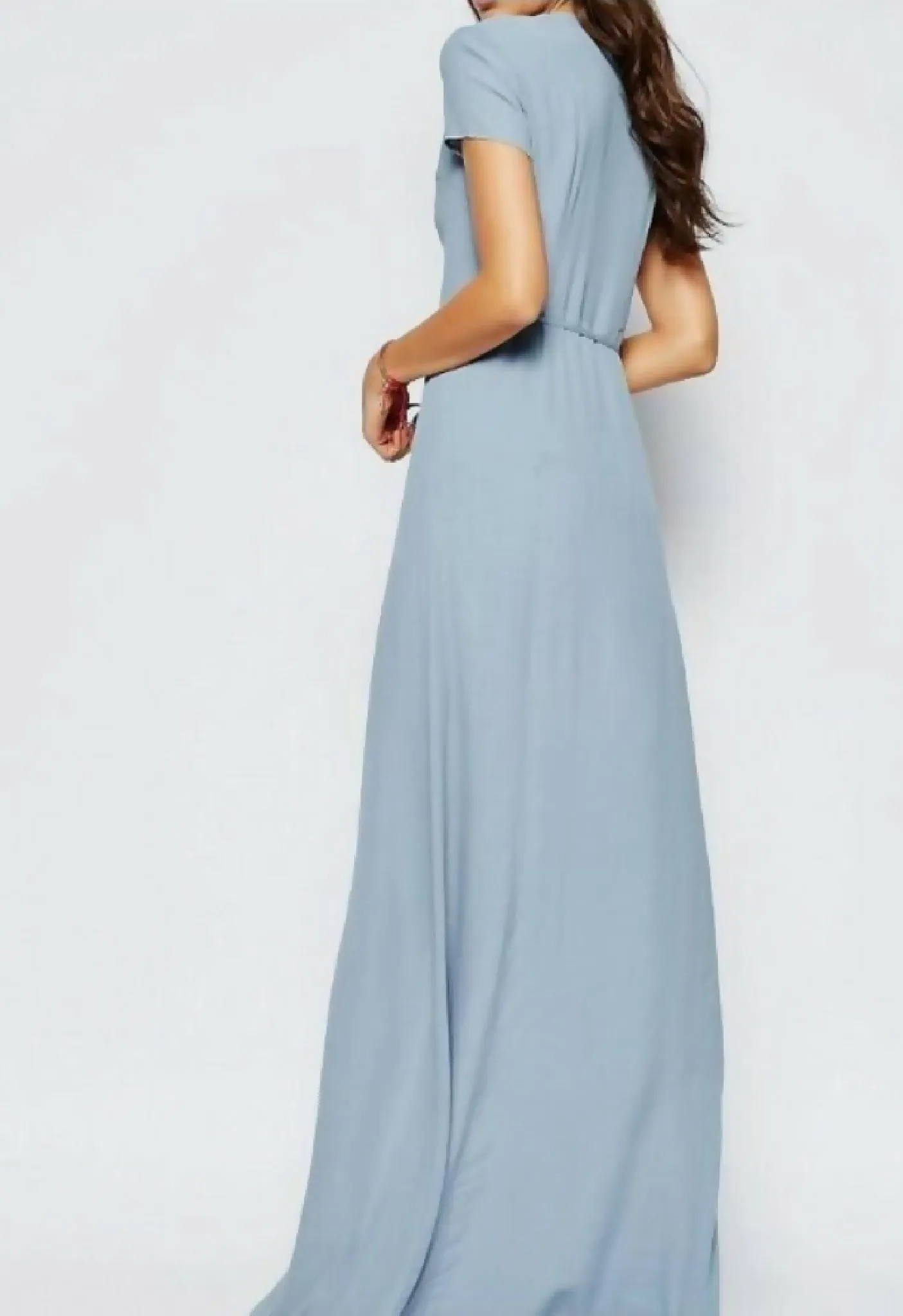 Glamorous Button Through Maxi Tea Dress