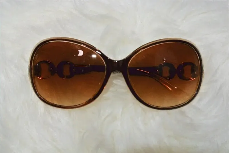 Glamorous Round Chain-Link Sunglasses