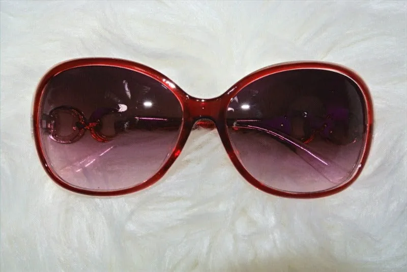 Glamorous Round Chain-Link Sunglasses