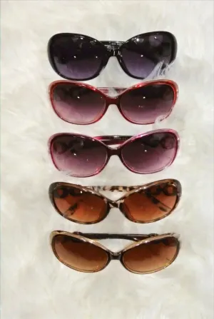 Glamorous Round Chain-Link Sunglasses