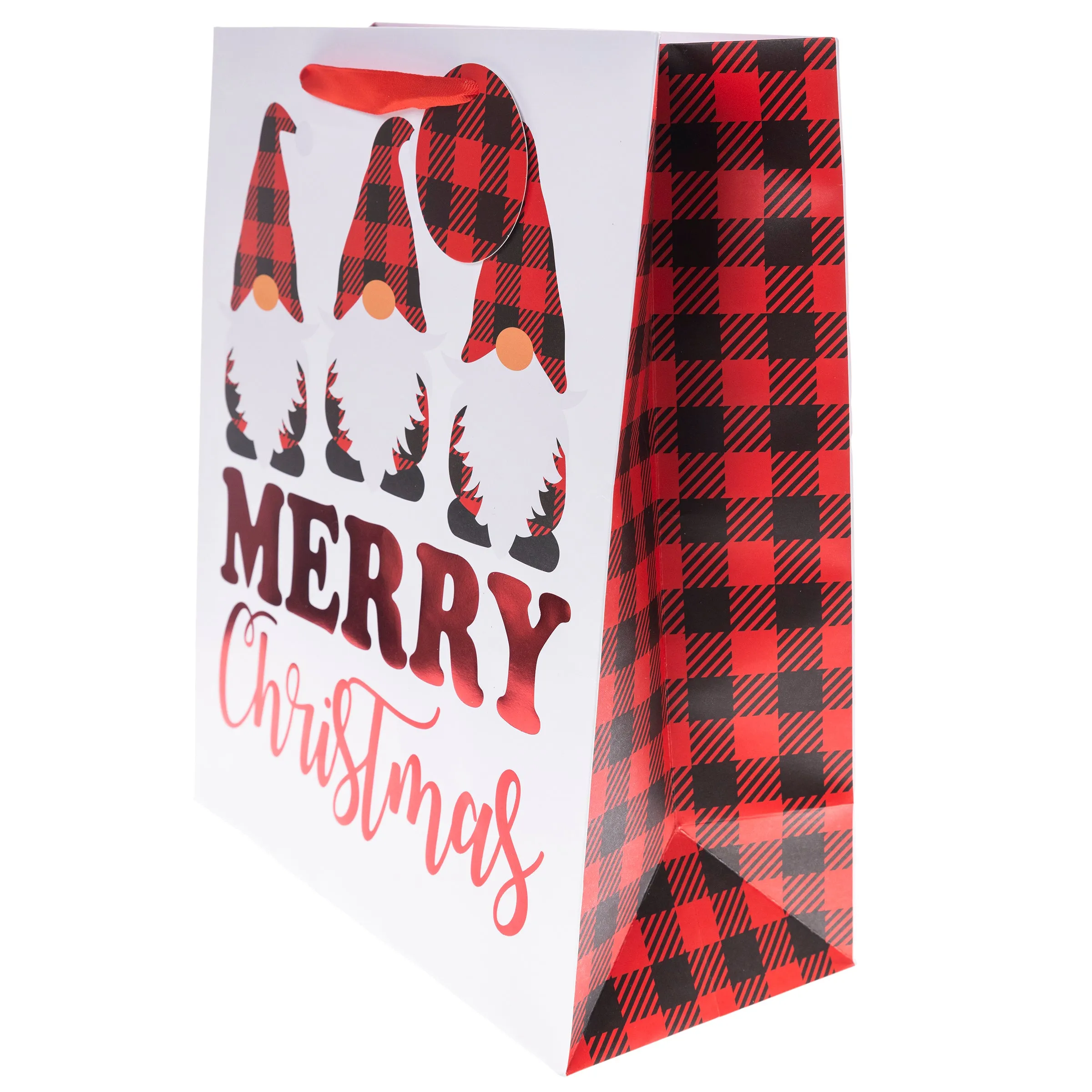 Gnomes Large Holiday Gift Bag