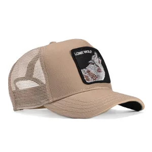 Goorin Bros The Lone Wolf Adjustable Trucker Hat - Khaki