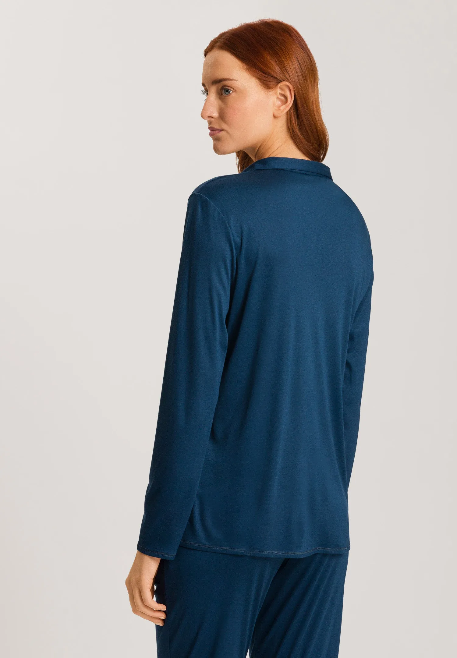 Grand Central Silk Blend Shirt | Mystic Blue 77305-1652