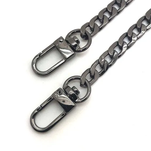 Gunmetal Chain Bag Strap