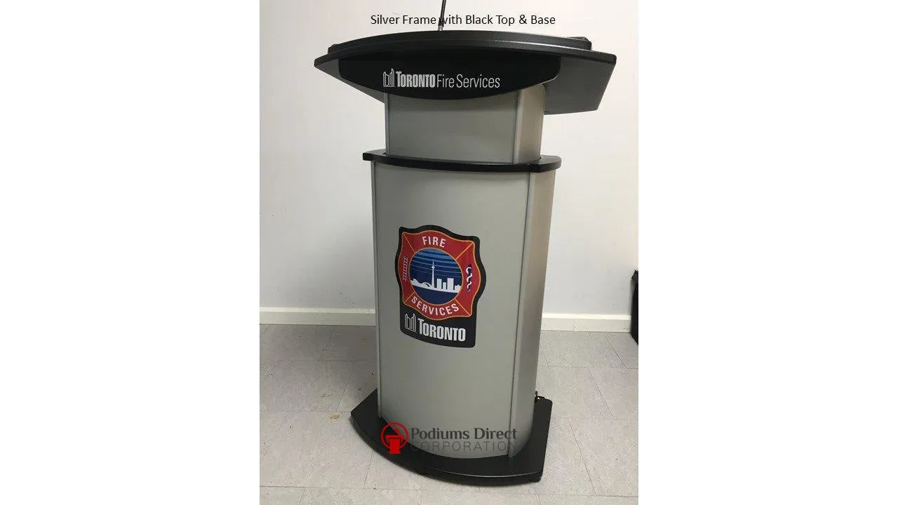 Height Adjustable Podium Aluminum Motorized - FREE SHIPPING!