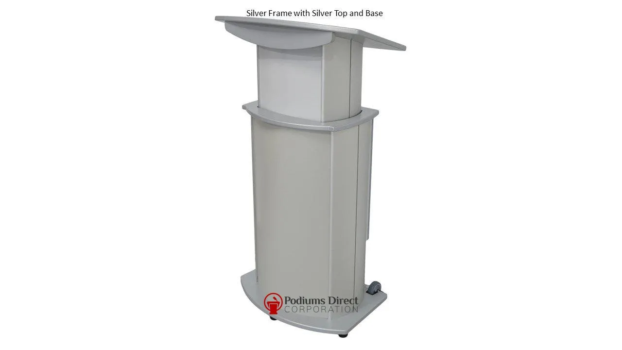 Height Adjustable Podium Aluminum Motorized - FREE SHIPPING!