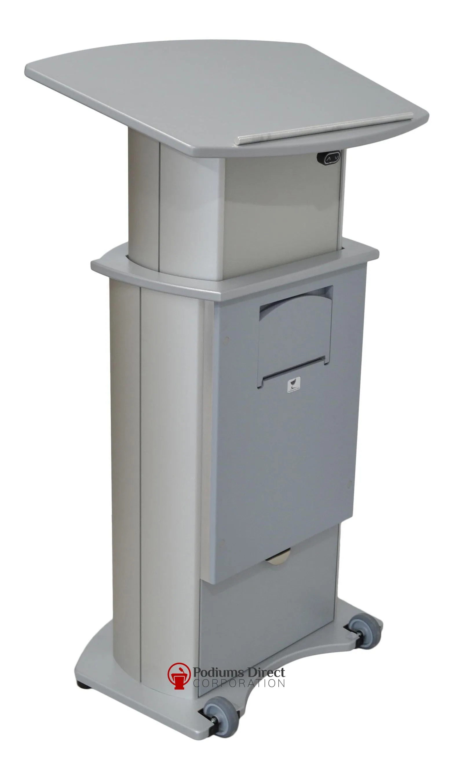 Height Adjustable Podium Aluminum Motorized - FREE SHIPPING!