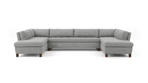 Home Sweet Home U-Shaped Bumper Sectional (90" x 144" x 90")