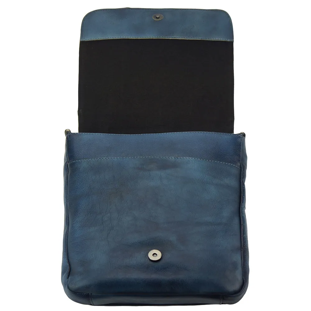 Igor Messenger Flap leather bag