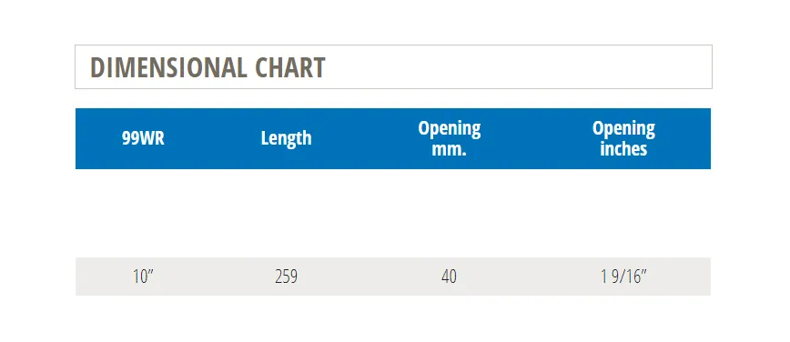 Irega 99WR 10" Adjustable Wrench