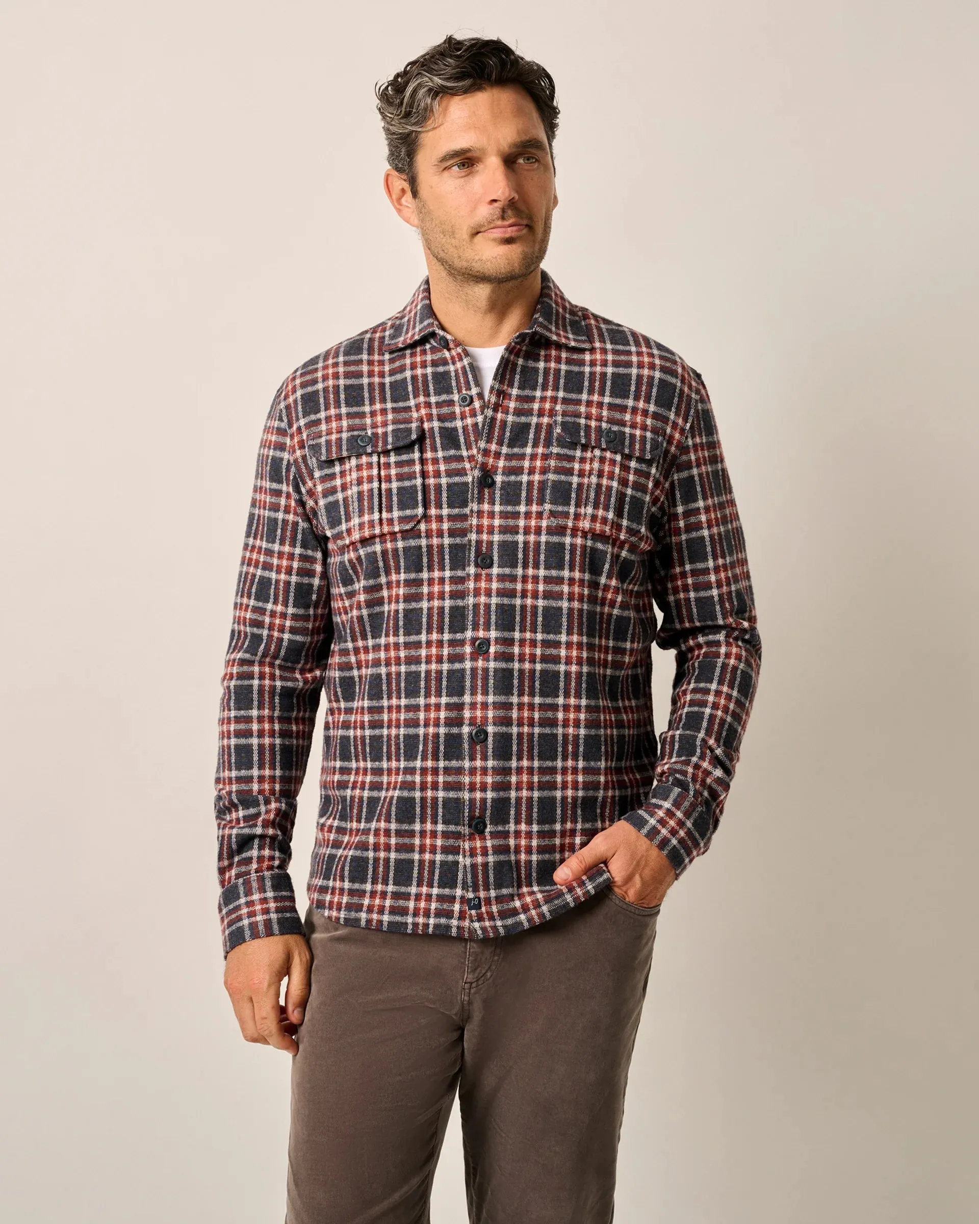 Johnnie-O Jimmy Stretch Flannel Lodge Shirt