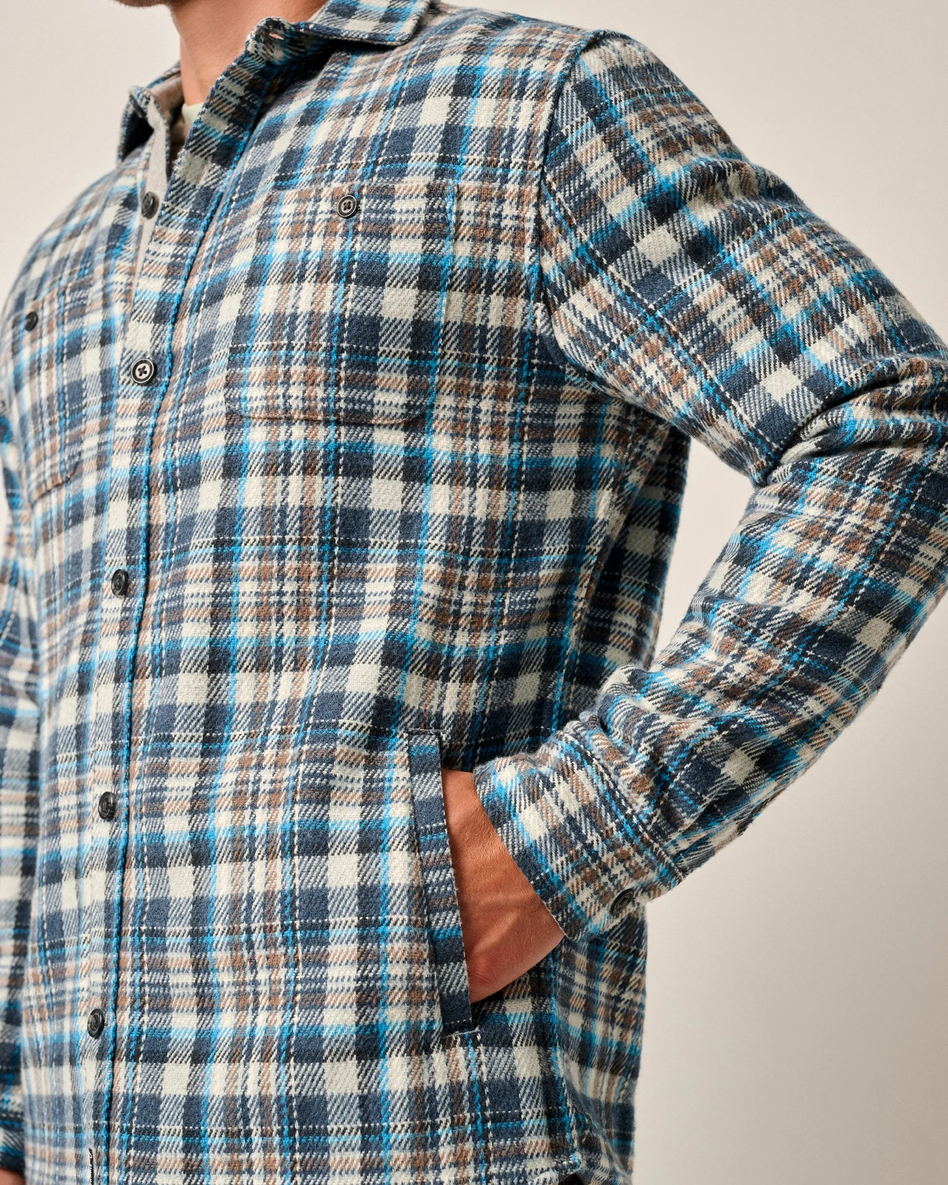 Johnnie-O Opry Flannel Shacket