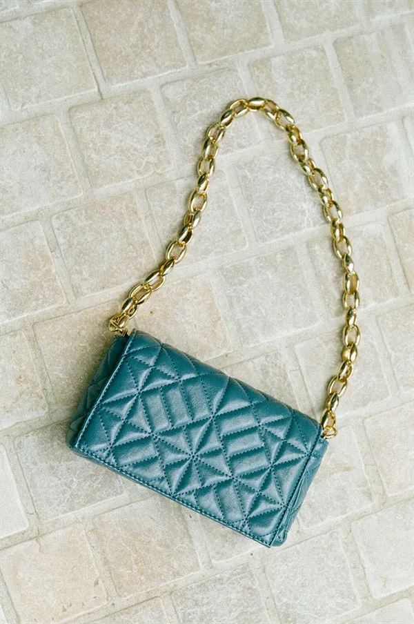 Jolie Chain Bag - Blue