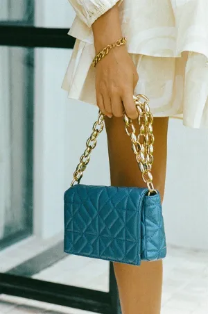 Jolie Chain Bag - Blue