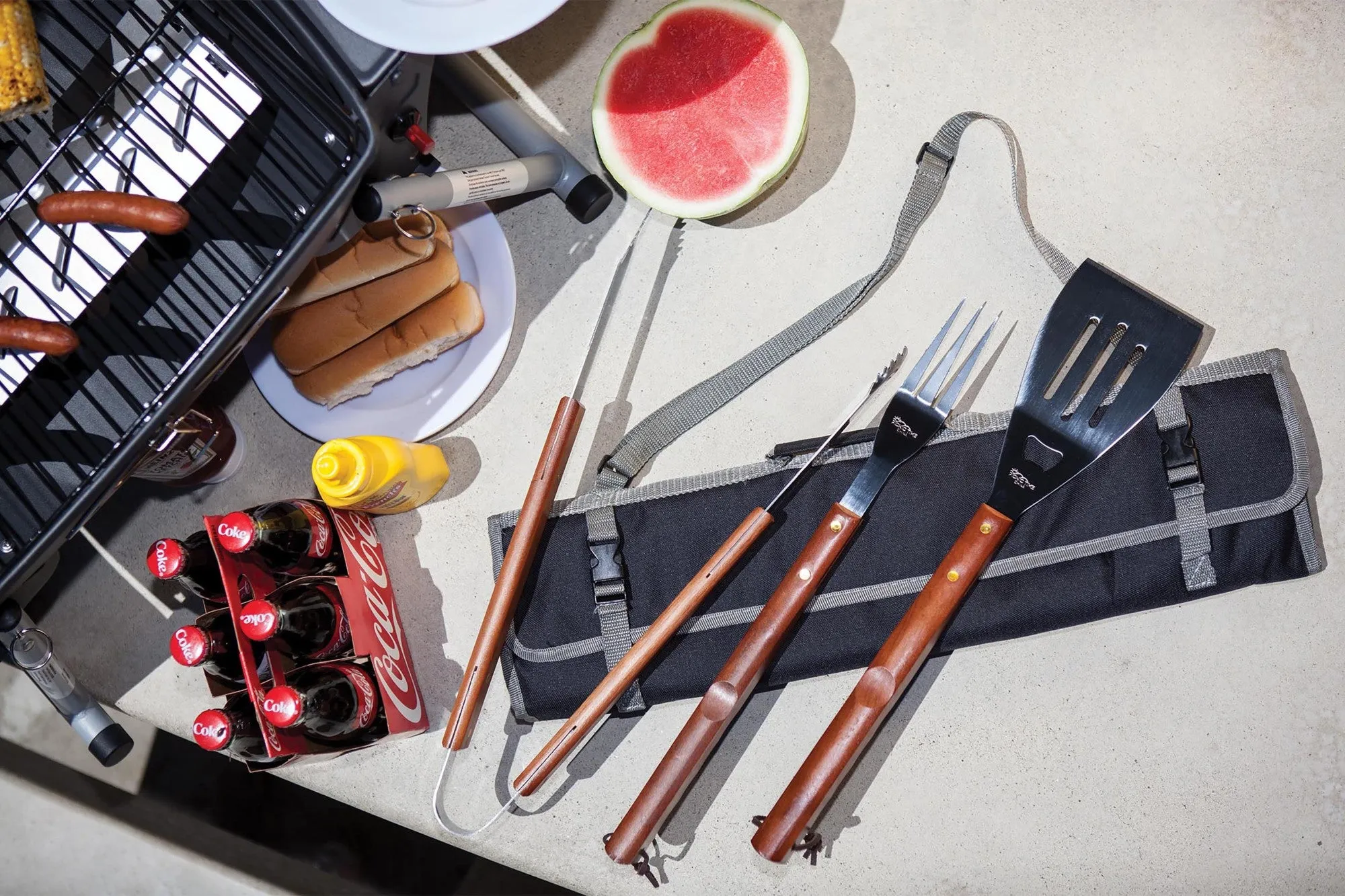 Kansas City Royals - 3-Piece BBQ Tote & Grill Set