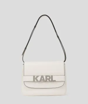 K/LETTERS FLAP SHOULDER BAG