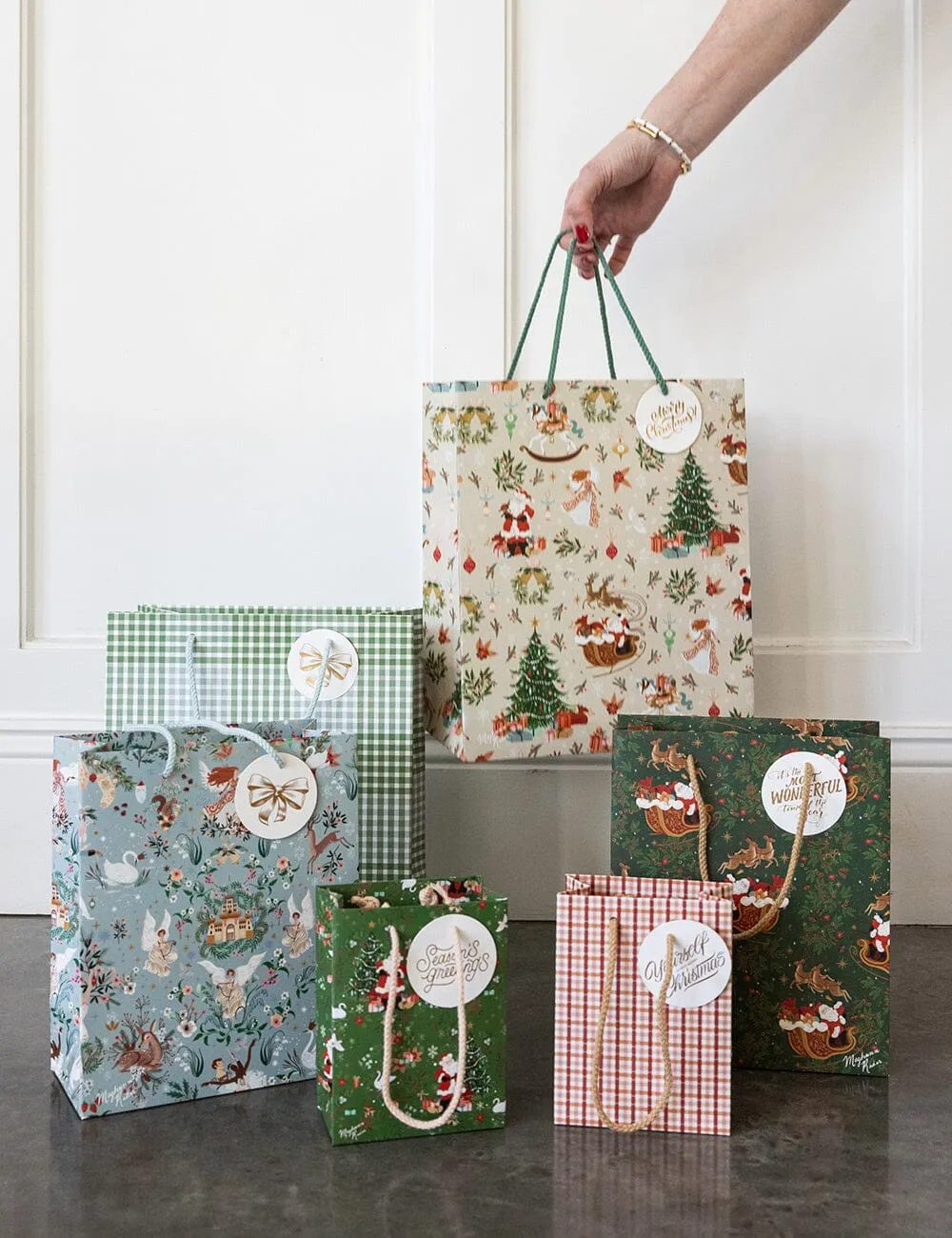 Large Christmas Gift Bag - Jolly Santa