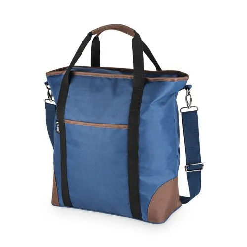 Large Insulated Cooler Tote Bag, Blue