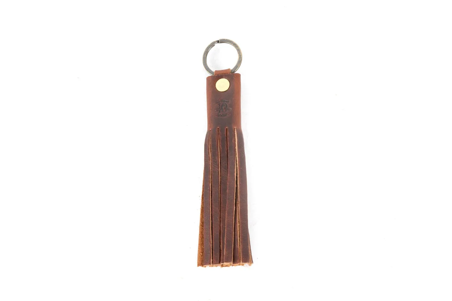 LEATHER TASSEL KEY CHAIN